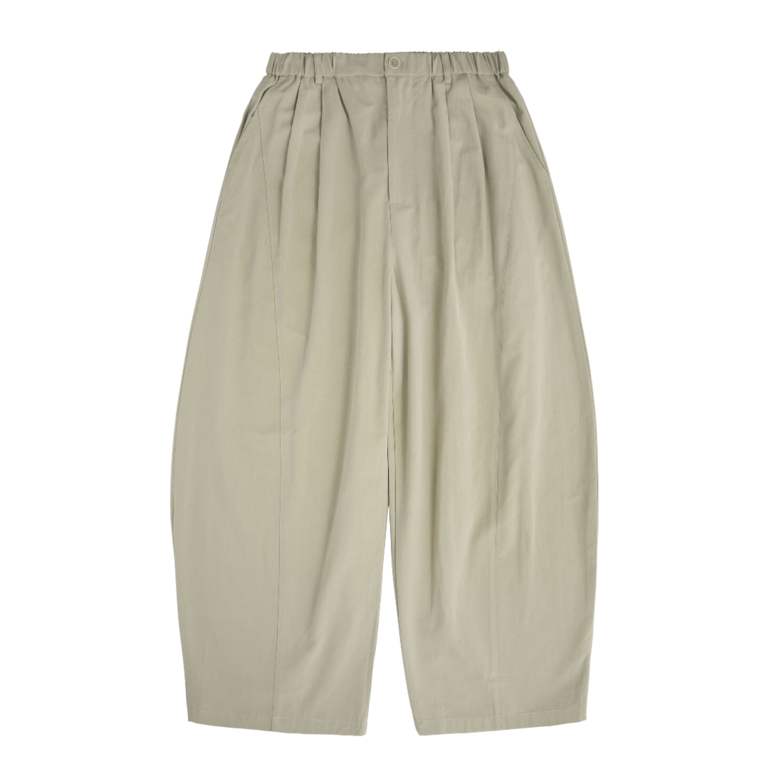 Tencel Cotton Wide Barrel Pants N741