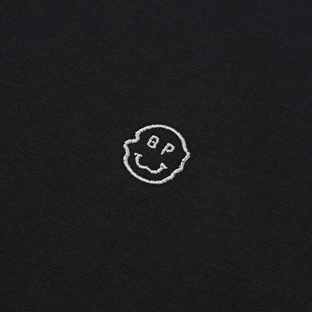 ワンポイント刺繍　リンガーTシャツ　N572