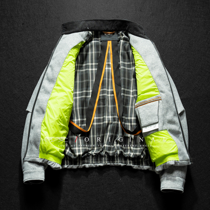 [YMORIGINAL] White Duck Down Woolly PE Stand Jacket N851