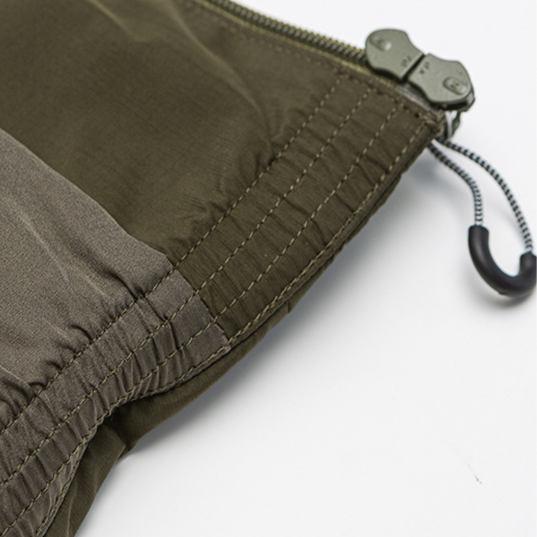 Faux layered wool polo collar knit N748