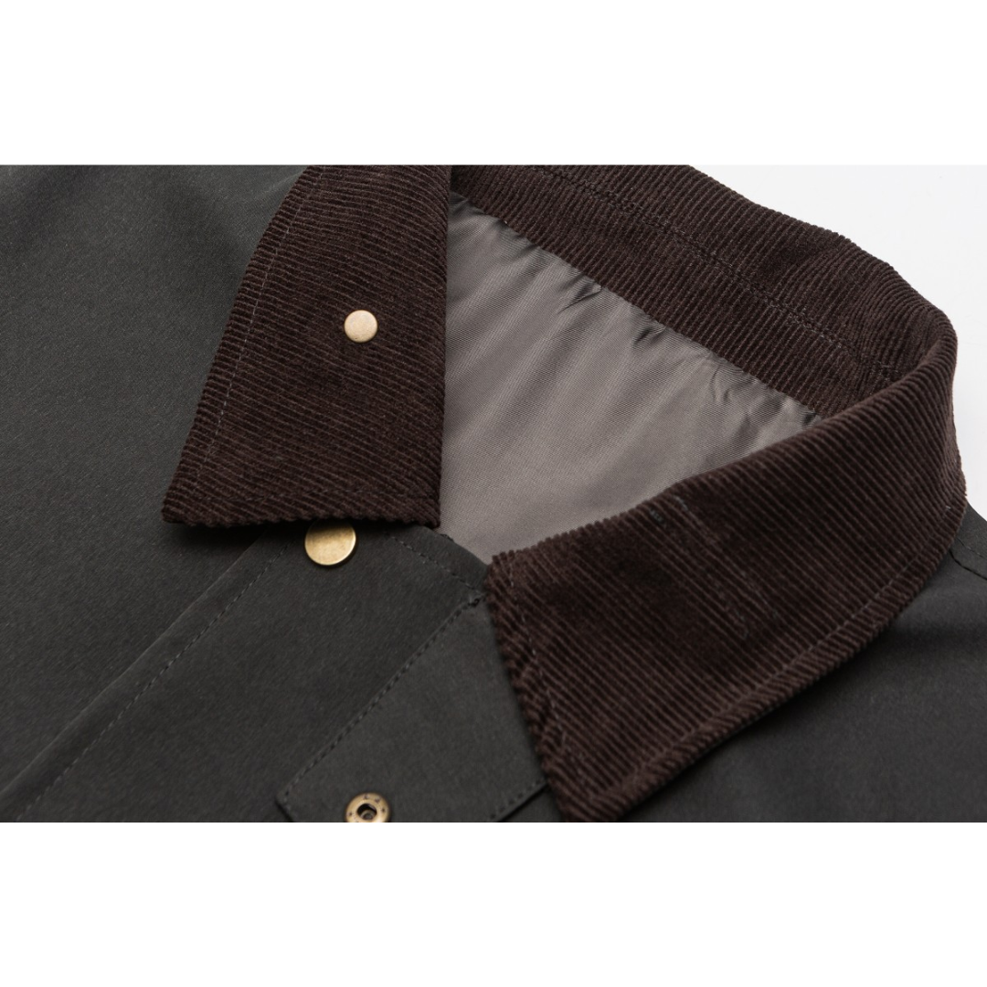 高密度ポリエステル　ハンティングジャケット　N1052