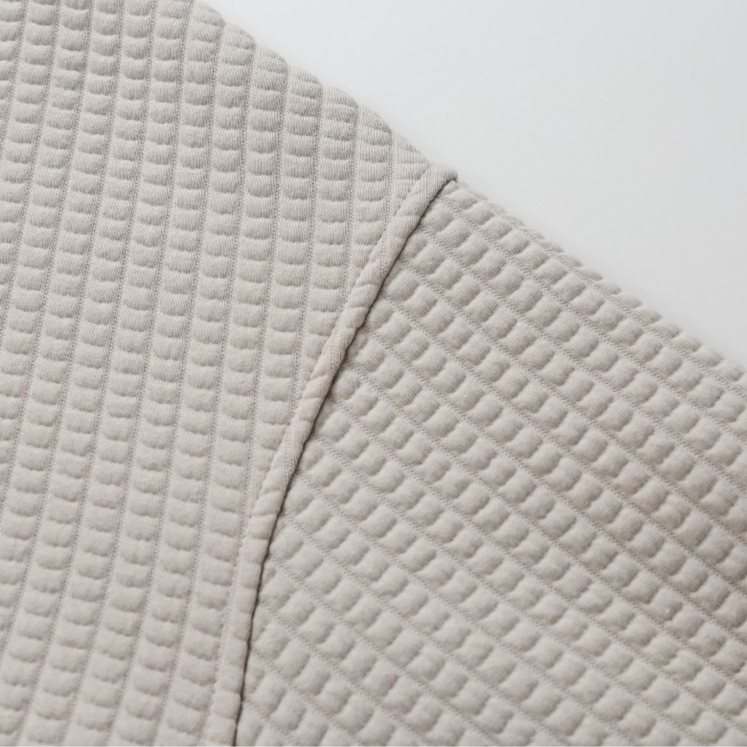 ワッフル　フードジャケット　N1042