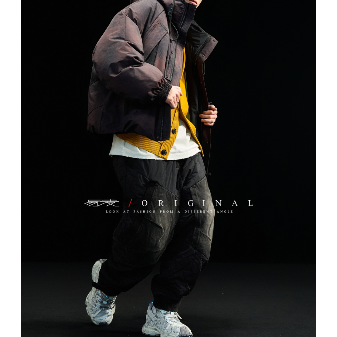 [YMORIGINAL] White Duck Down Fog Color Hooded Jacket N843