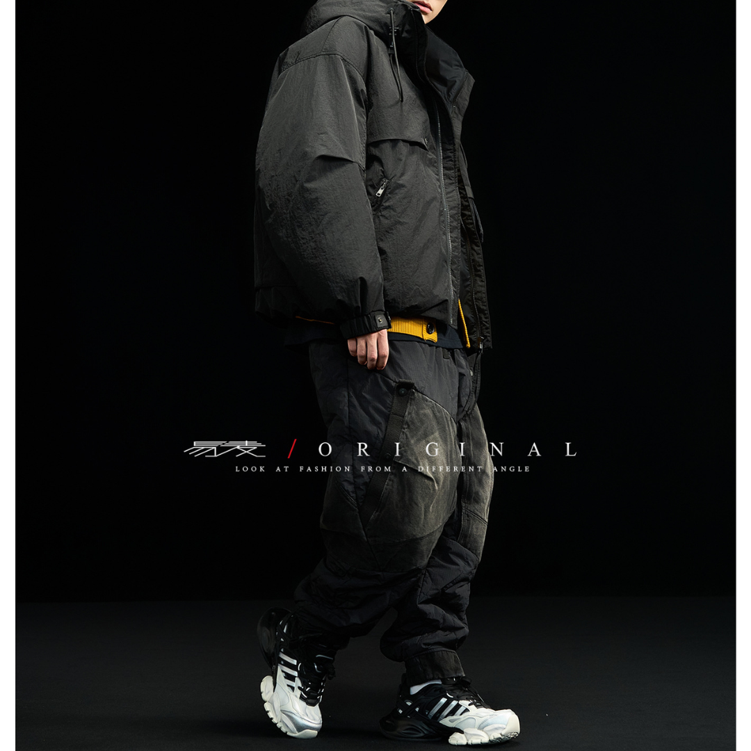 [YMORIGINAL] White Duck Down Washer PE Hooded Jacket N850