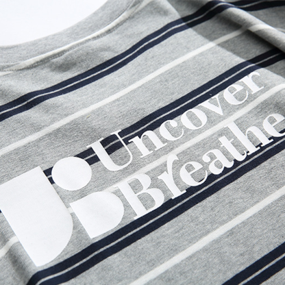 バックロゴ　マルチボーダー　Tシャツ　N1402