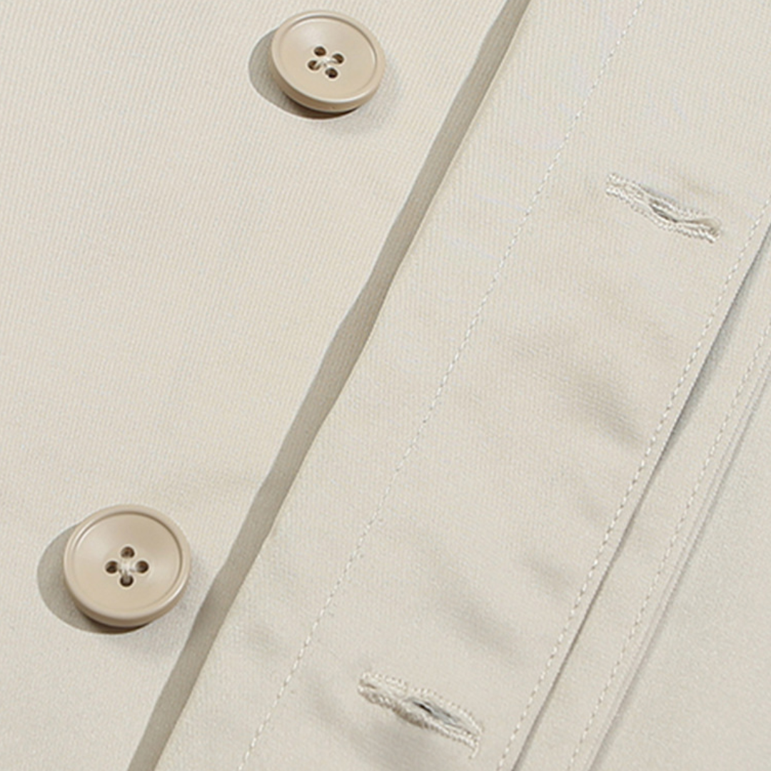 高密度ポリエステル　ワイド　ステンカラーコート　N1274