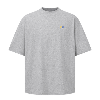【on】クルーネック　プリントロゴTシャツ　N1622