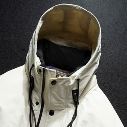 [YMORIGINAL] White Duck Down Utility Hooded Jacket N857