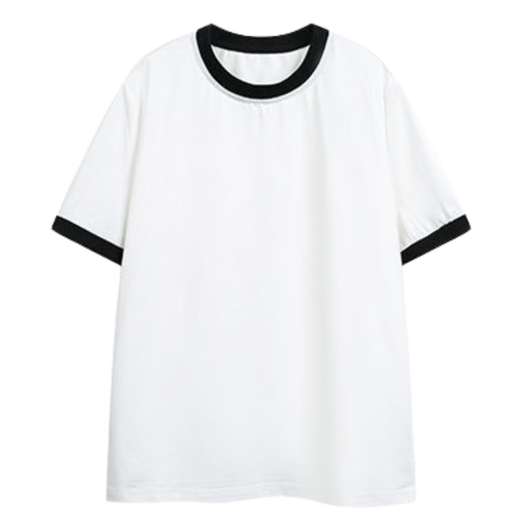 ドライコットン　リンガーTシャツ　N1504