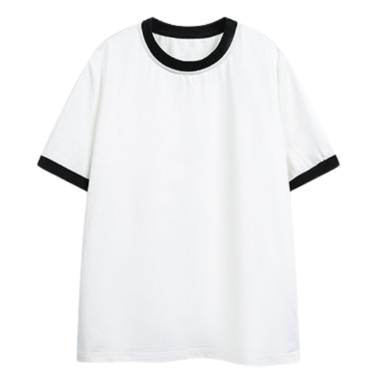 ドライコットン　リンガーTシャツ　N1504