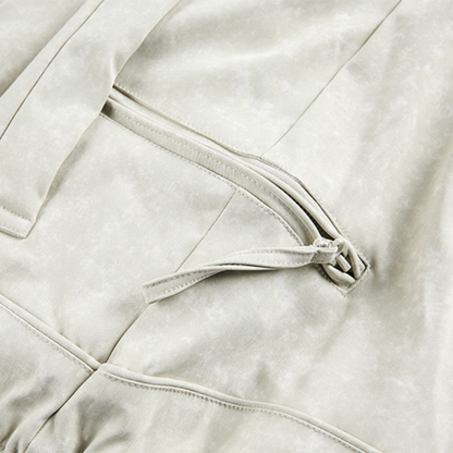 Faux layered wool polo collar knit N748