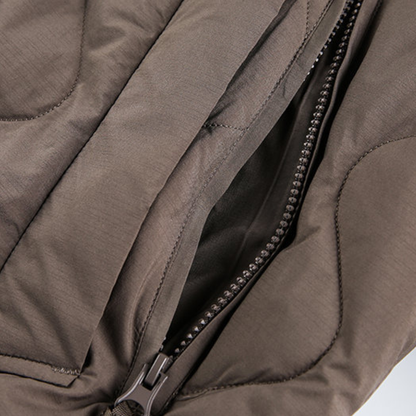 ホワイトダウン　リブカラージャケット　N962