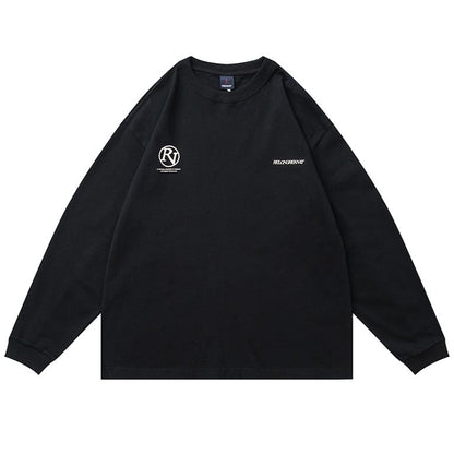 ロゴプリント　ロングスリーブTシャツ　B537