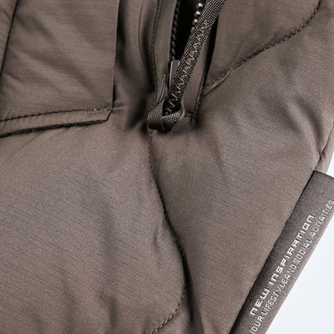 ホワイトダウン　リブカラージャケット　N962