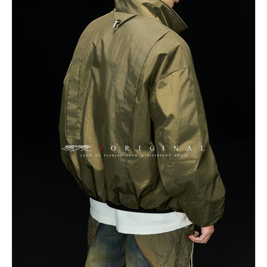 [YMORIGINAL] White Duck Down Stand Collar Jacket N841