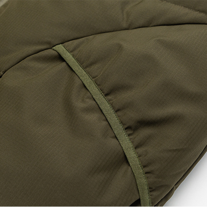 Faux layered wool polo collar knit N748