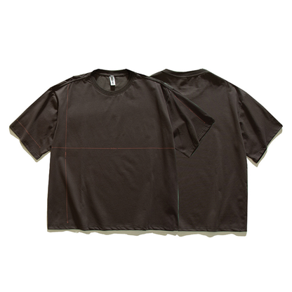コットンポリ　ラインプリント　Tシャツ　N1682