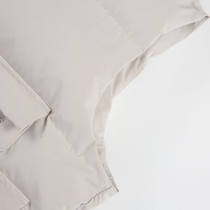 パデッド　ジップアップ　スタンドベスト　N1032