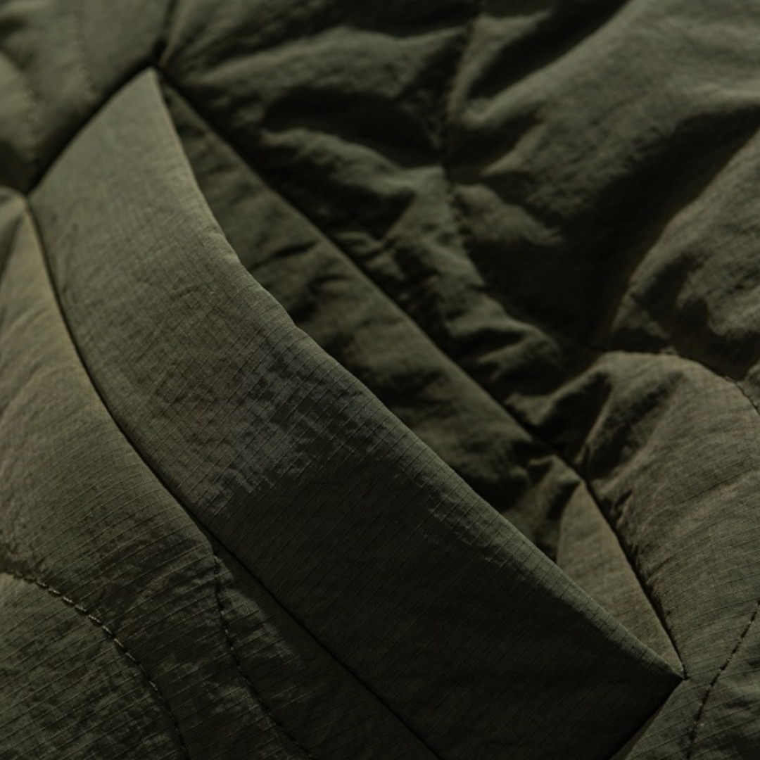 フリースライナー　ウェーブキルティング　ジャケット　N1021