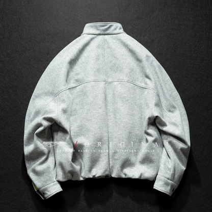 [YMORIGINAL] White Duck Down Woolly PE Stand Jacket N851