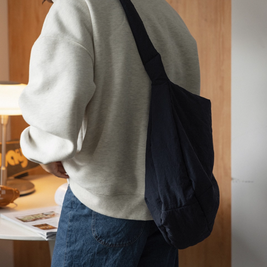 Quilted Big Shoulder Bag N710