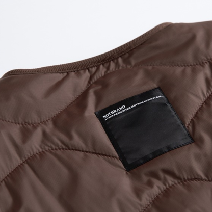 グログラン　ライン　キルティングジャケット　N1015