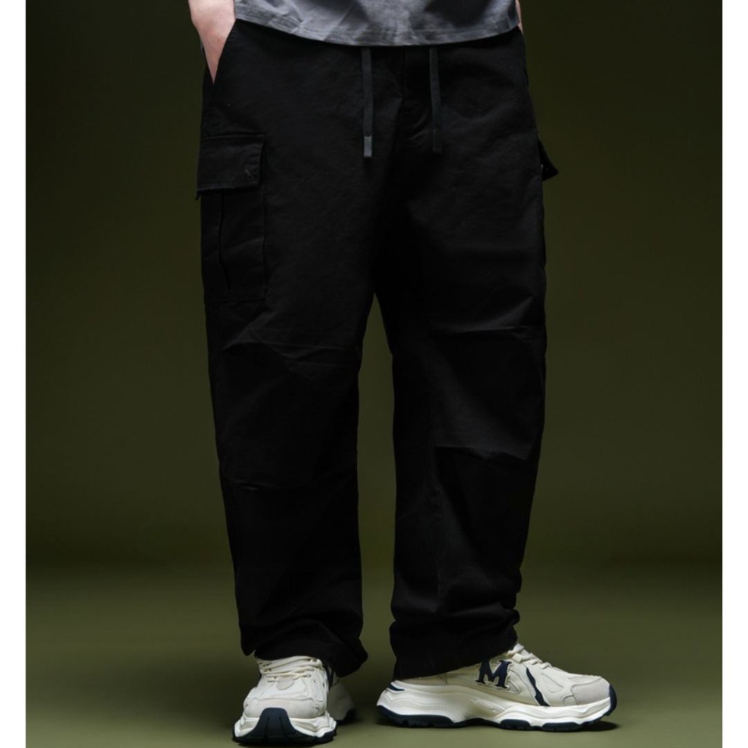 【Y.M.ORIGINAL】コットンポリエステル　マルチタック　カーゴパンツ　N972