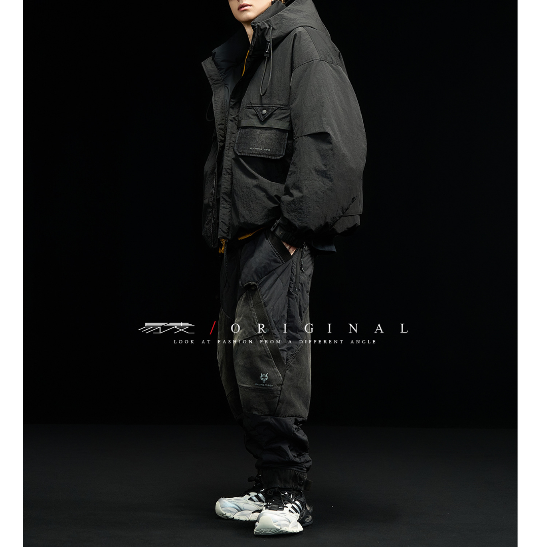[YMORIGINAL] White Duck Down Washer PE Hooded Jacket N850