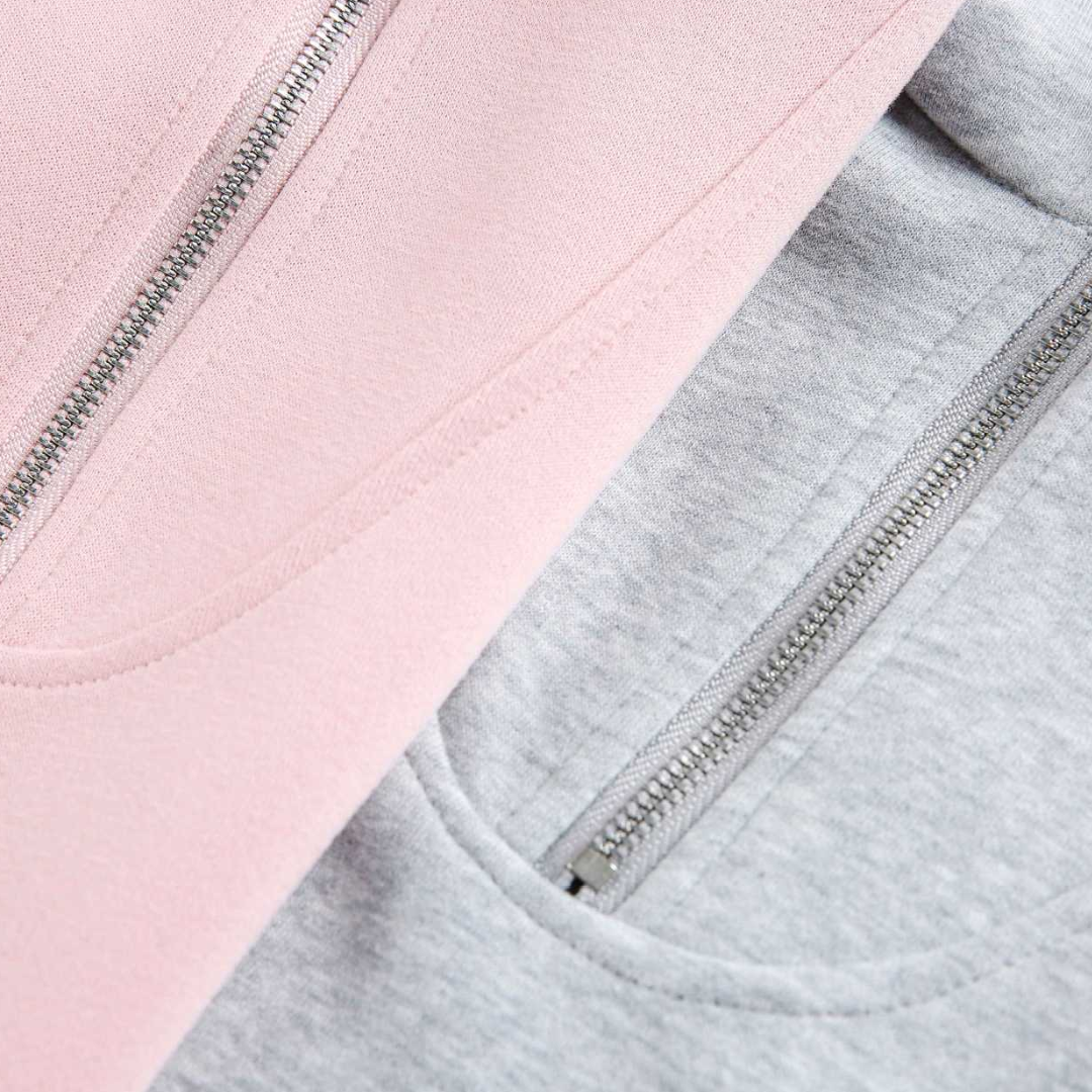 メランジ　ハーフジップ　スウェットシャツ　N1258