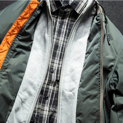 [YMORIGINAL] White Duck Down Faux Layered Jacket N853