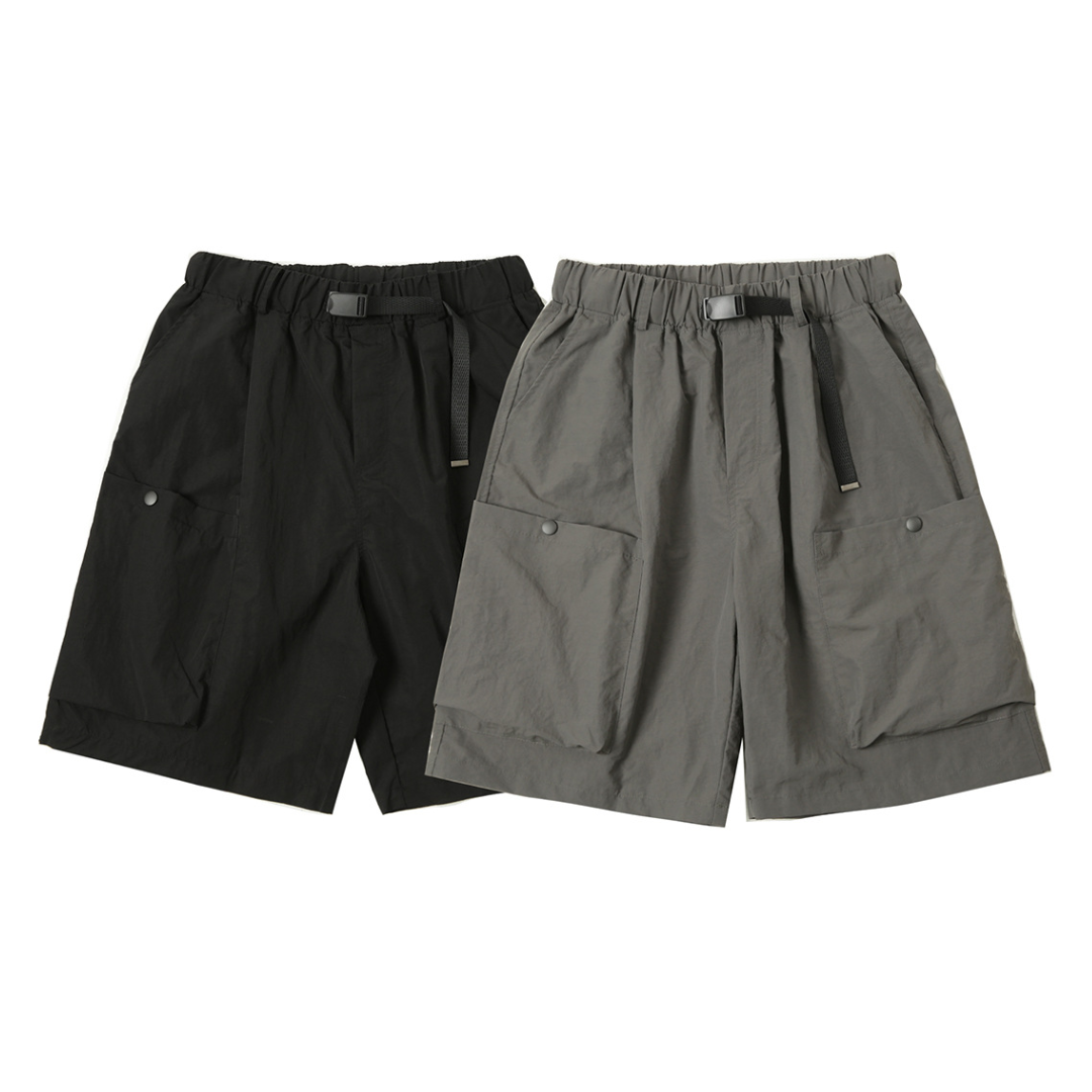 ナイロン　フロントバックル　ショートパンツ　N1604