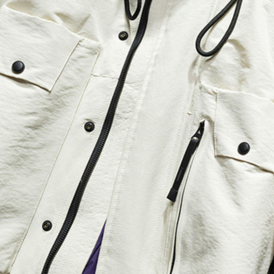 [YMORIGINAL] White Duck Down Utility Hooded Jacket N857