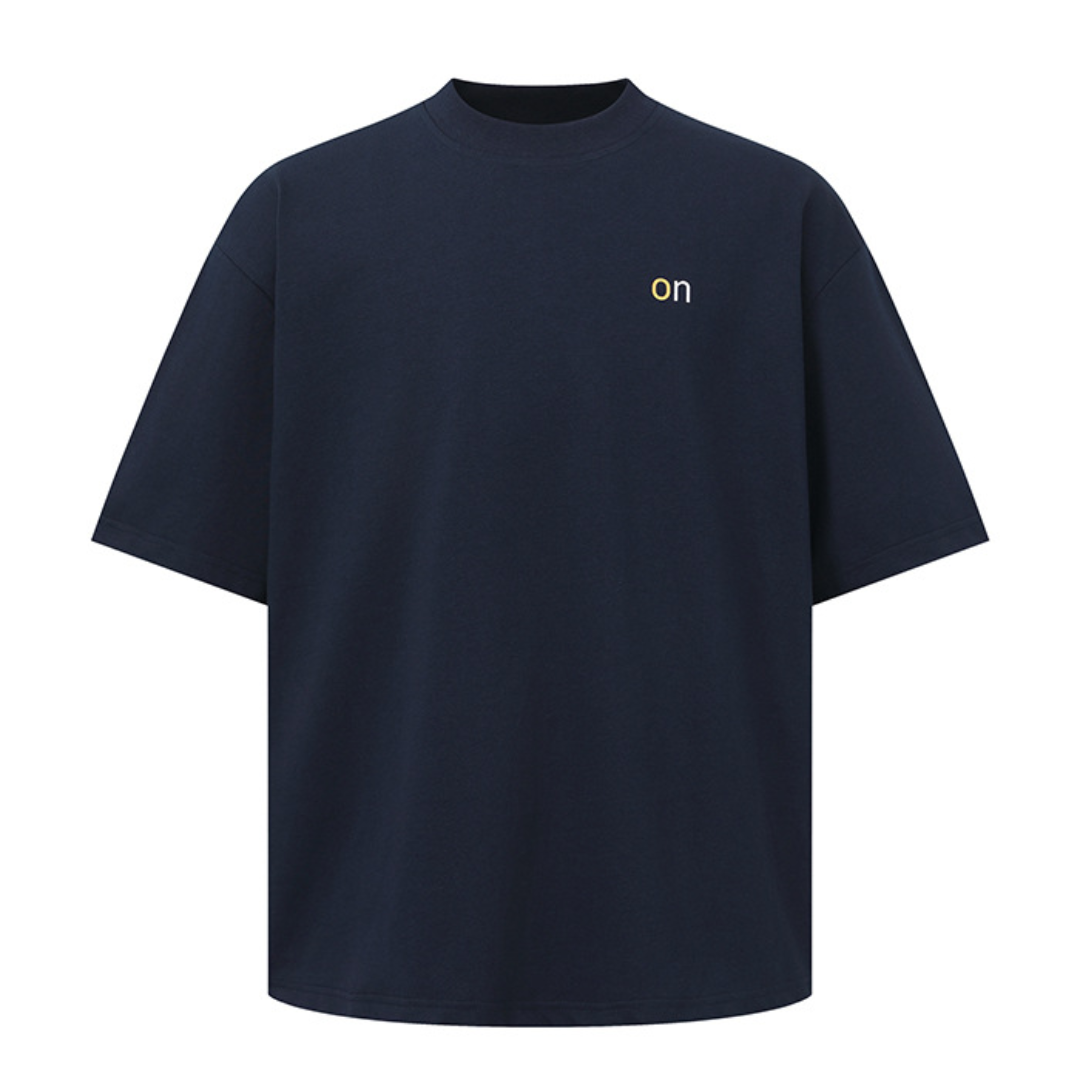 【on】クルーネック　プリントロゴTシャツ　N1622