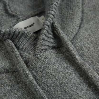 サイドスリット　プルオーバー　ニットパーカー　N874