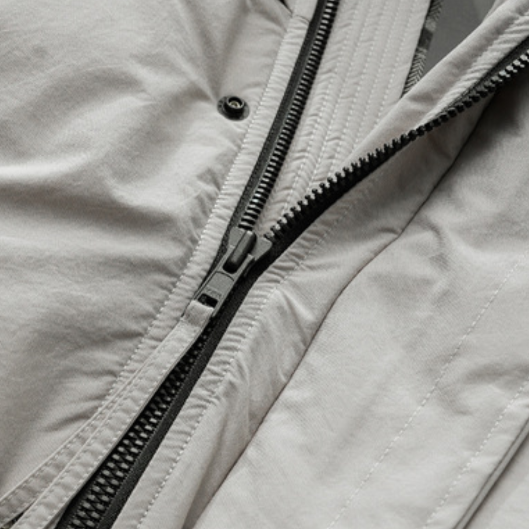 [YMORIGINAL] White Duck Down Fly Front Vest N870