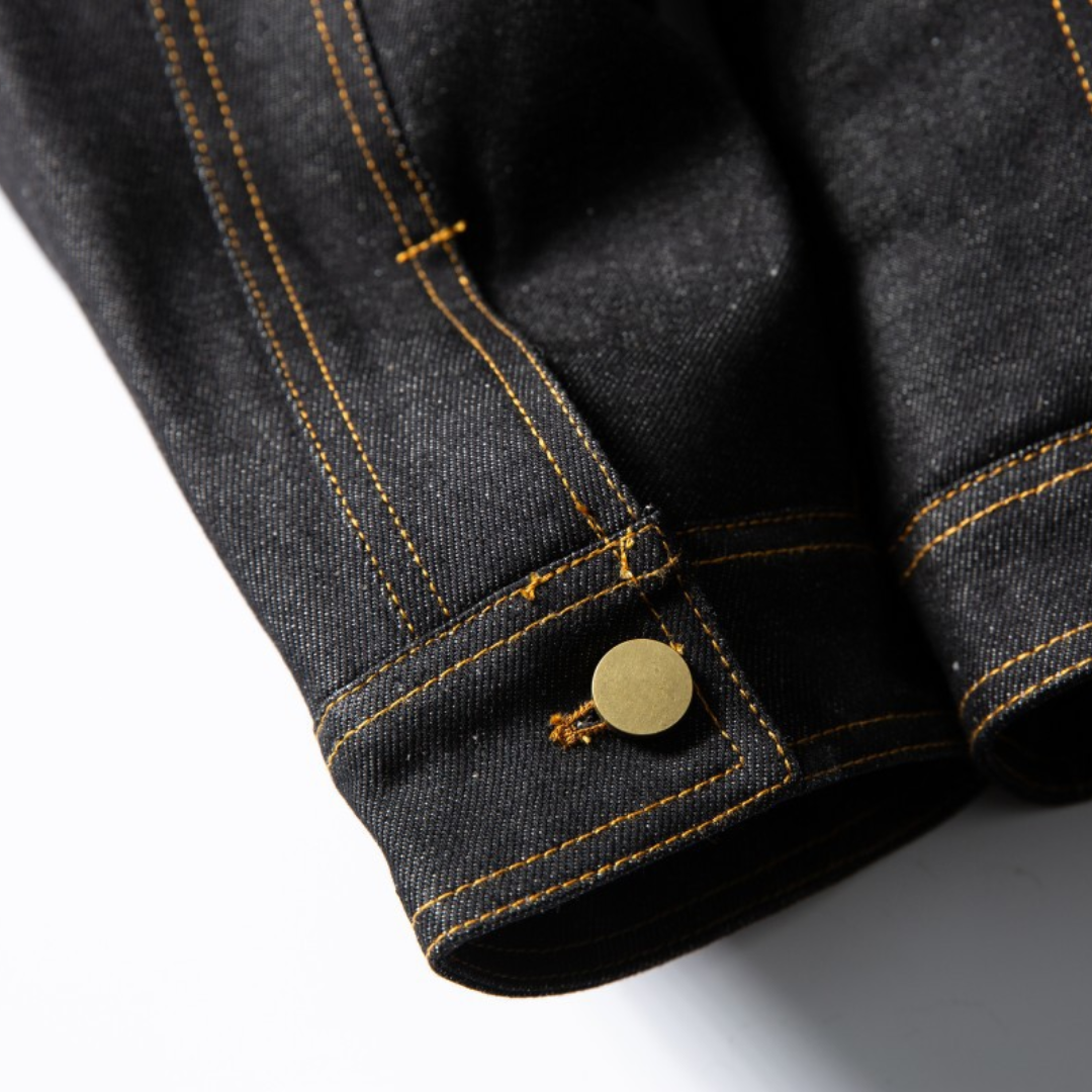 Faux layered wool polo collar knit N748