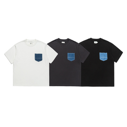 デニムパッチポケット　Tシャツ　N375