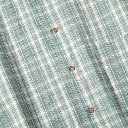 モダンチェック　レギュラーシャツ　N1249