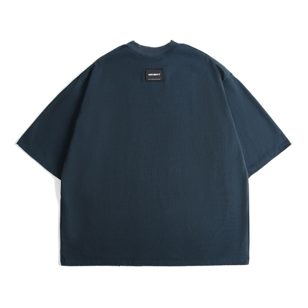 ダメージ　ワイド　Tシャツ　N500