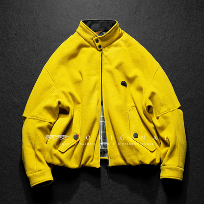 [YMORIGINAL] White Duck Down Woolly PE Stand Jacket N851