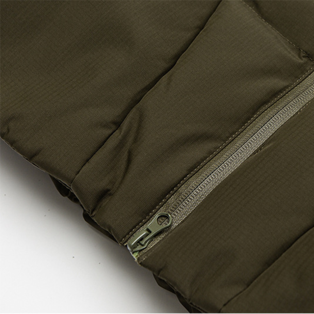 Faux layered wool polo collar knit N748