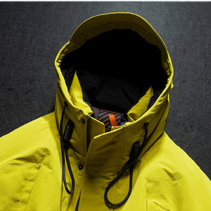 [YMORIGINAL] White Duck Down Zip Pocket Hooded Jacket N852