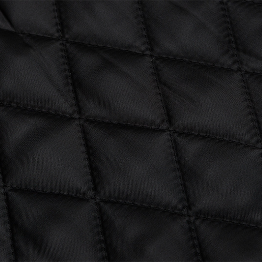 Faux layered wool polo collar knit N748