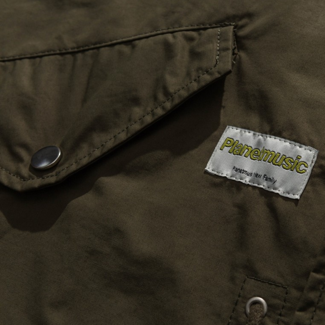 ナイロンコットン　ユーティリティ　モッズコート　N1272