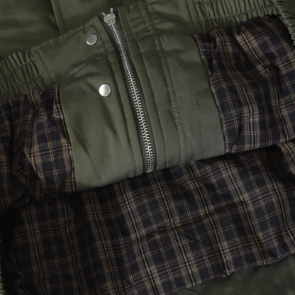 トラッドチェック　パテッド　ジャケット　N937