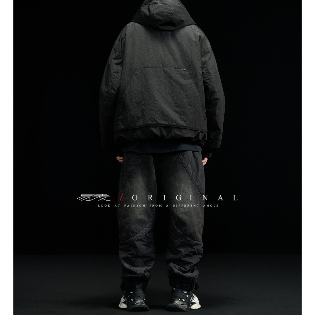 [YMORIGINAL] White Duck Down Washer PE Hooded Jacket N850