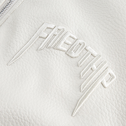 Faux layered wool polo collar knit N748