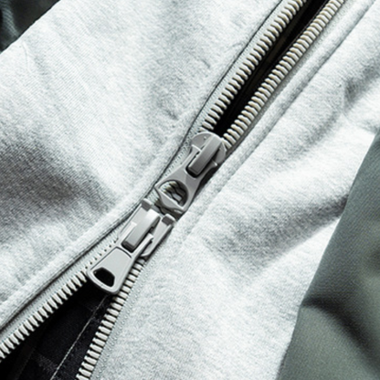 [YMORIGINAL] White Duck Down Faux Layered Jacket N853