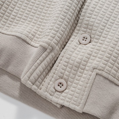 ワッフル　フードジャケット　N1042