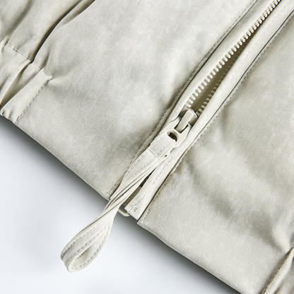 Faux layered wool polo collar knit N748